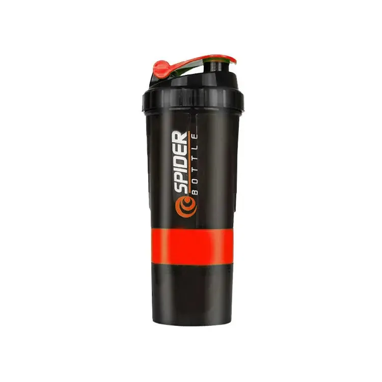 3 Layer Protein Shaker Bottle for Building Muscle