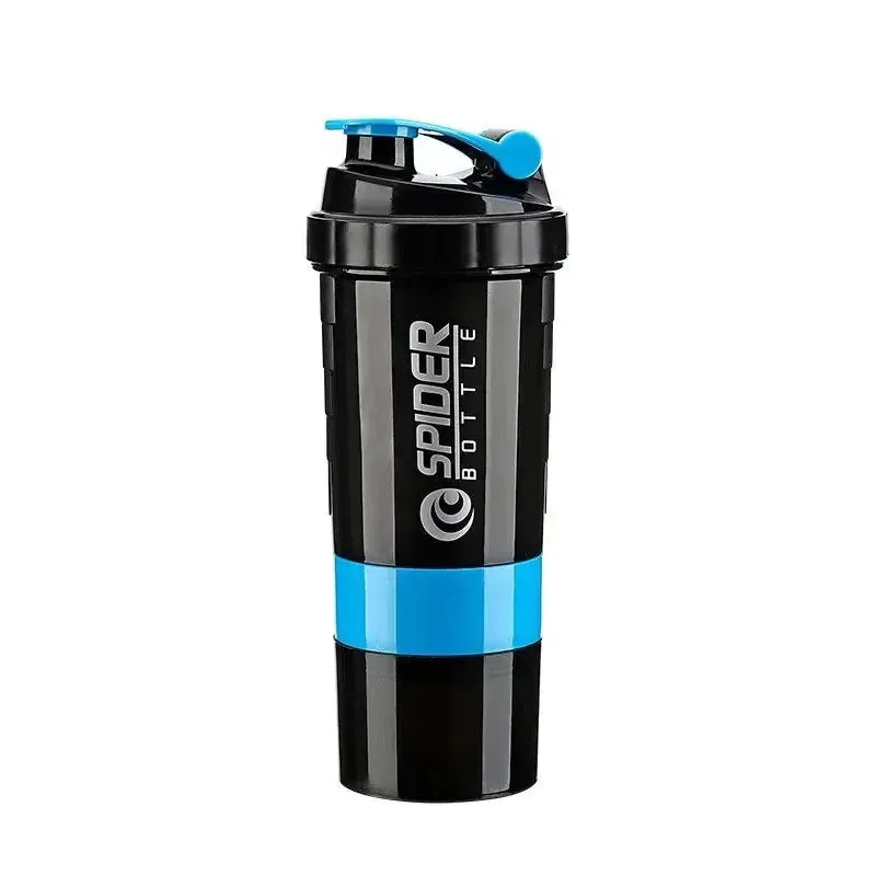 3 Layer Protein Shaker Bottle for Building Muscle
