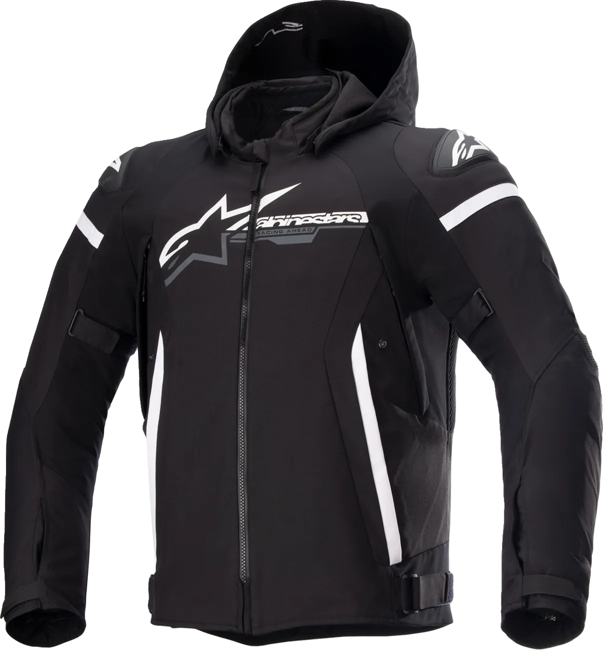 ALPINESTARS Zaca Waterproof Jacket - Black/White - Small 3206423-12-S