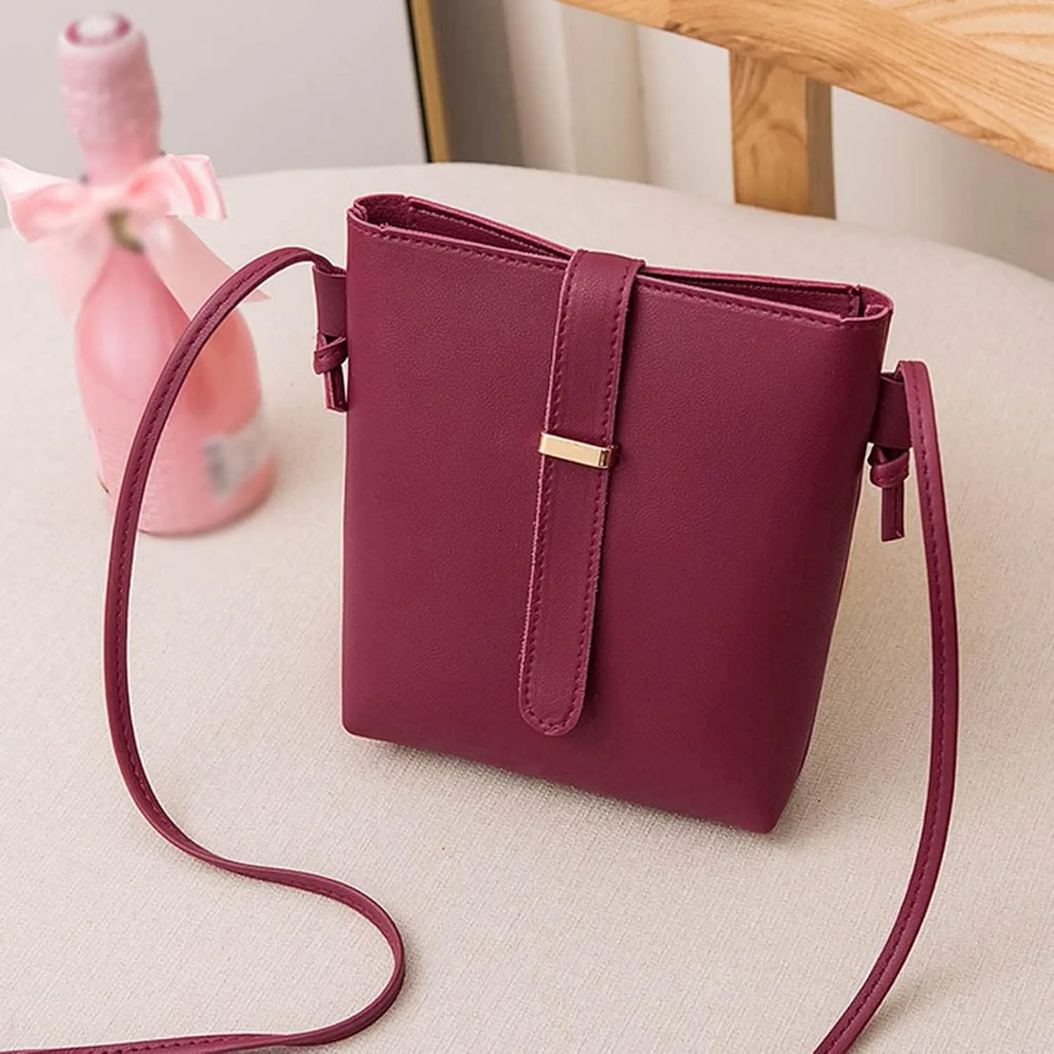 Beach Tote Bag Mini Cell Phone Bags Solid Color Crossbody Handbags Casual Outdoor Walking Shoulder Bag Lightweight Y