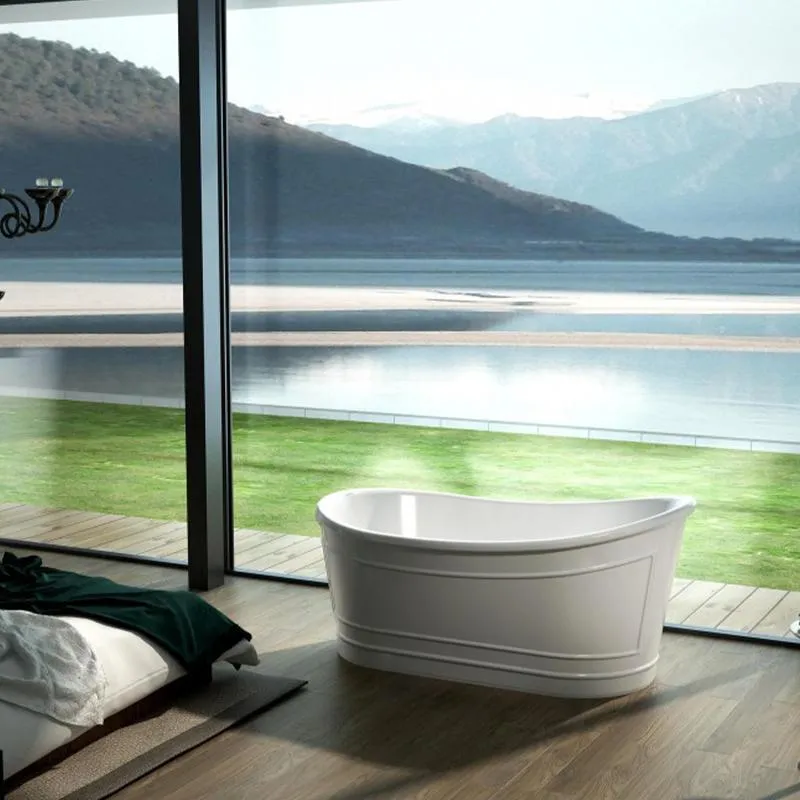 Belbagno Ritz 1675mm Freestanding Bath Tub