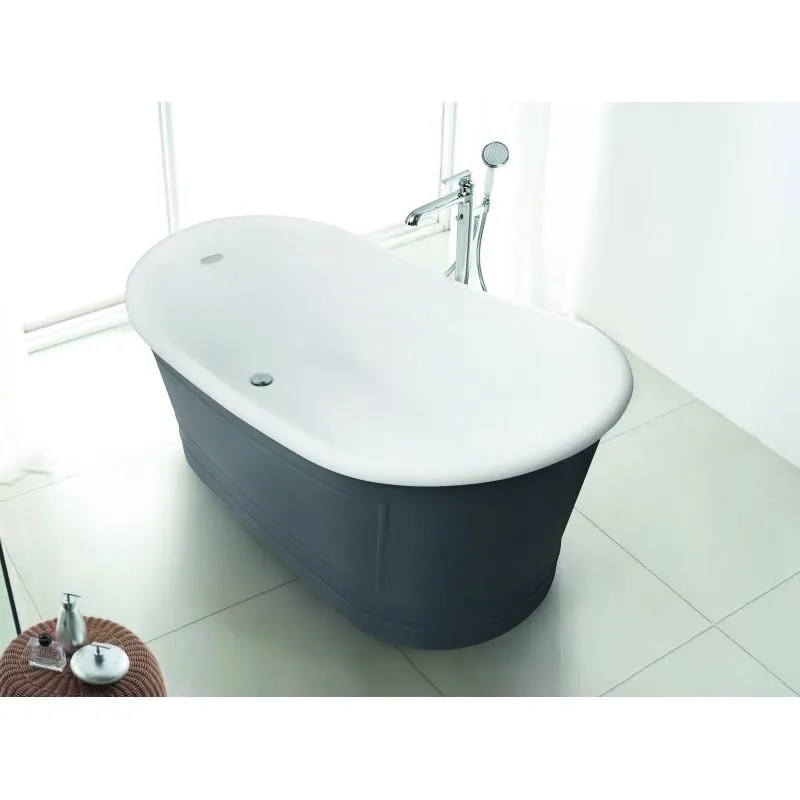 Belbagno Ritz 1675mm Freestanding Bath Tub