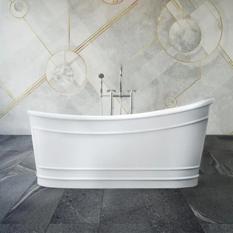 Belbagno Ritz 1675mm Freestanding Bath Tub