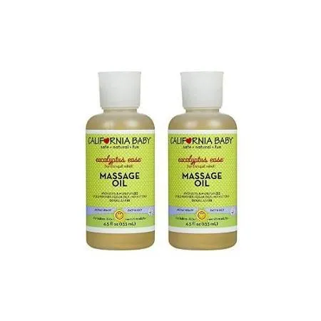 California Baby Massage Oil Eucalyptus Ease - 133mL