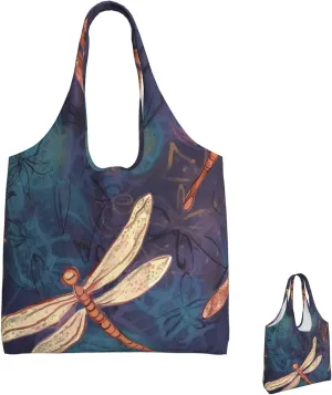 Canvas Tote Bag Reusable Grocery Bags Lightweight Handbag Loon Birds Tote Bag for Shopping Cloth Bags