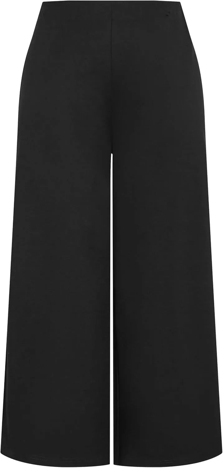 City Chic Women's Plus Size Pant - Ponte Wide Leg