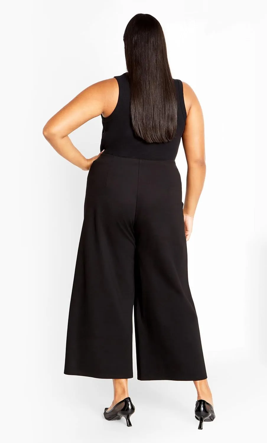 City Chic Women's Plus Size Pant - Ponte Wide Leg