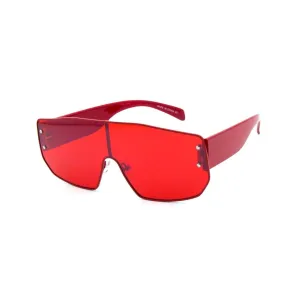 Clear Colorful  Shield Sunglasses