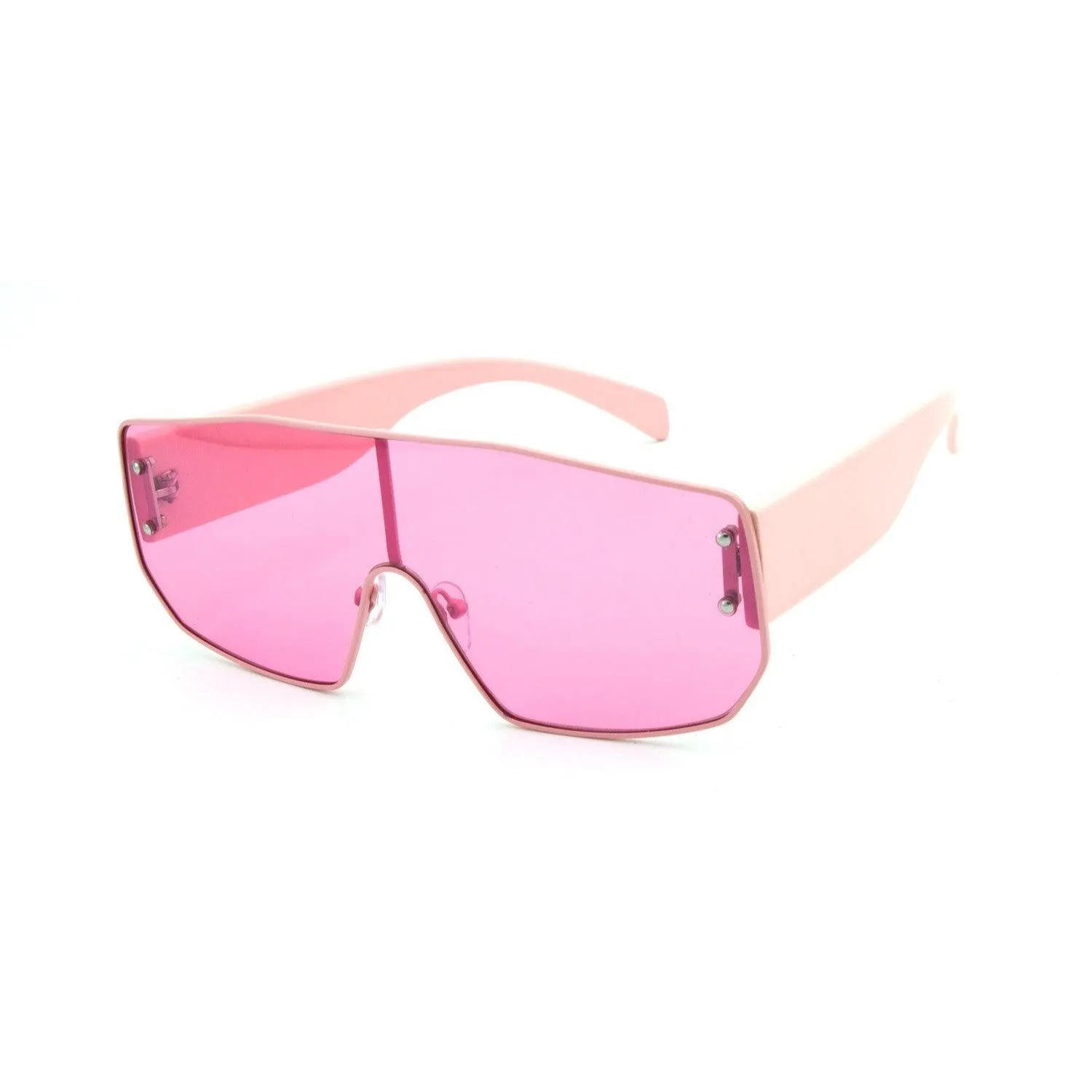 Clear Colorful  Shield Sunglasses