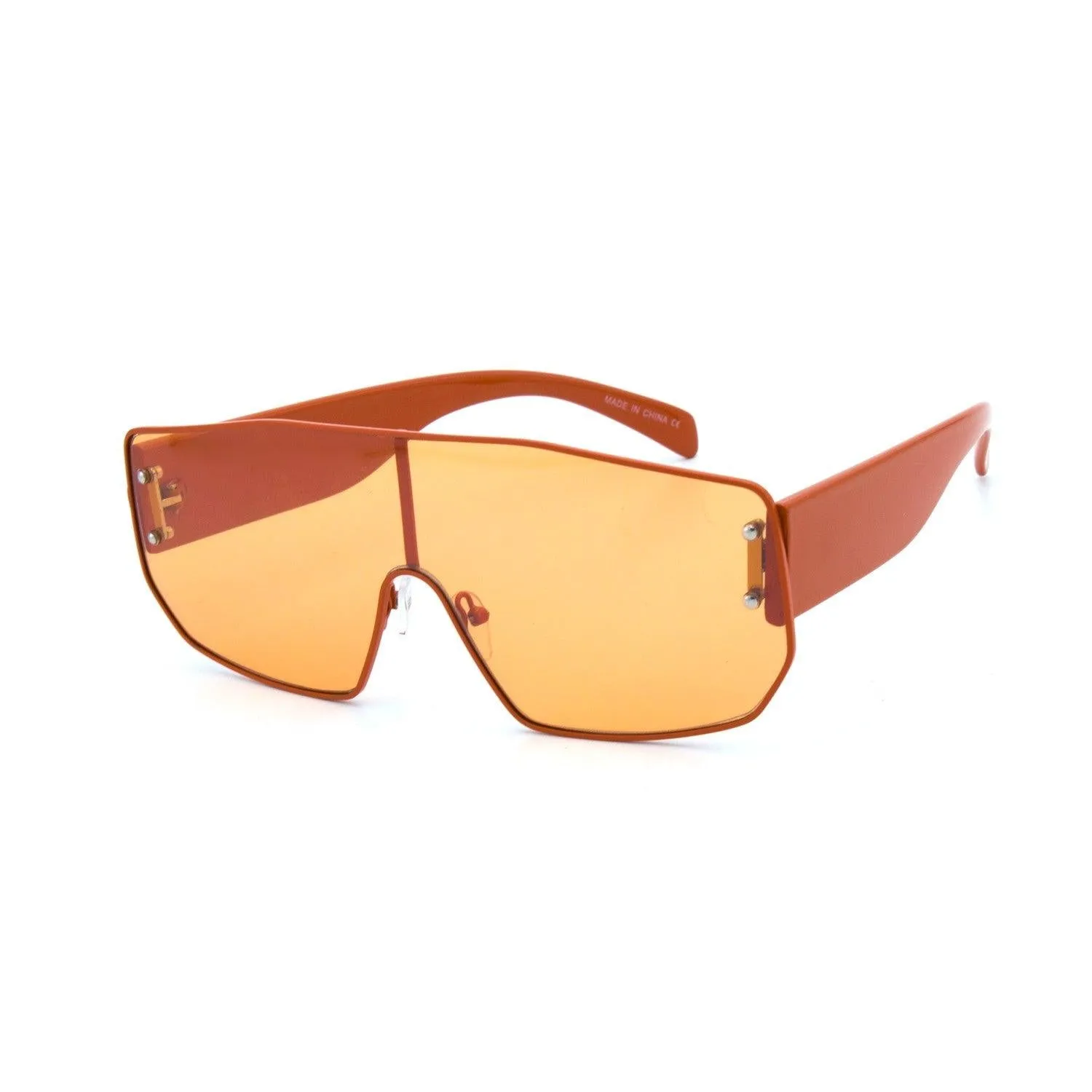 Clear Colorful  Shield Sunglasses