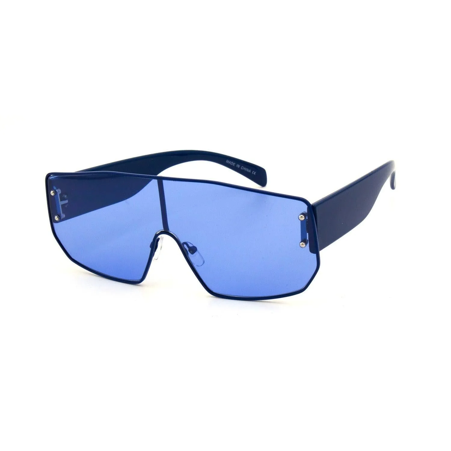 Clear Colorful  Shield Sunglasses