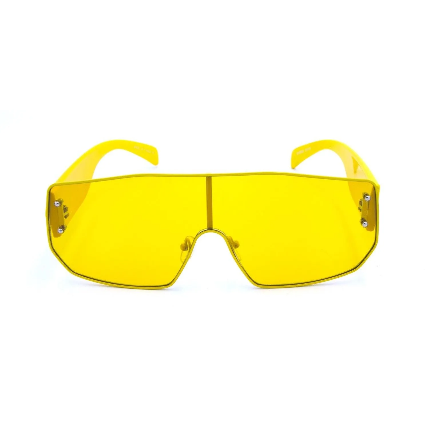 Clear Colorful  Shield Sunglasses