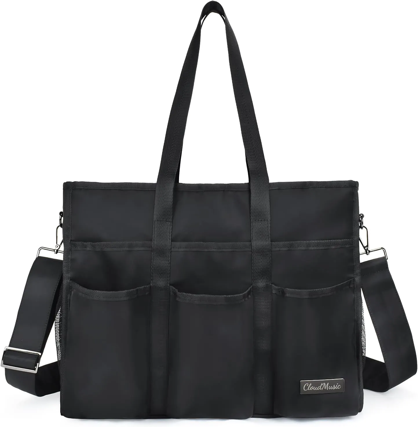 CLOUDMUSIC Large Tote Bag For Women Travel Nurse Teacher Work Waterpoof With Zipper Utility Everything Bags