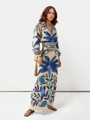 Colorful Printed Maxi Dress