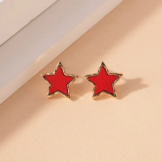 Colorful Stars Stud Earrings