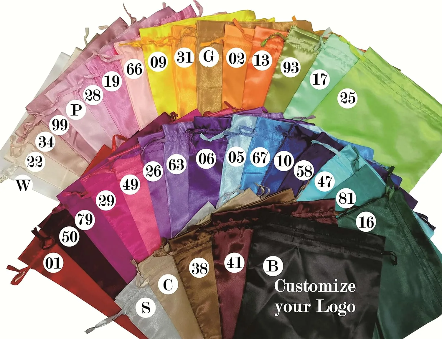 Custom Printed Wig Storage Bags - 20Pcs/Lot, Purple, Drawstring Satin Hair Pouches for Hair Bundles, Lace Wigs & Headbands, Personalized Logo Gift for Cosmetics & Accessories (20Pcs/Lot, Purple)