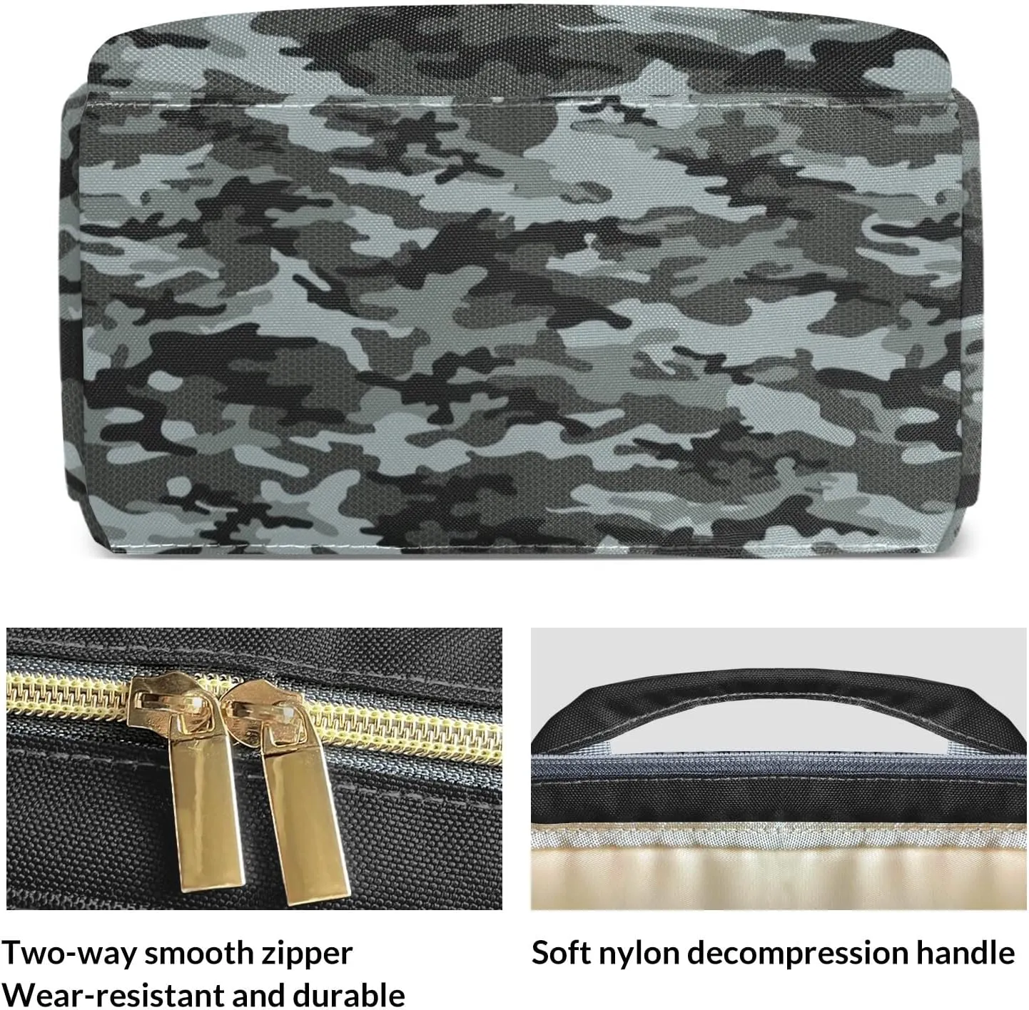 Diaper Bags Military Camouflage Tote Bags Backpack with Name Mommy Nursing Bags Gifts for Women Men
