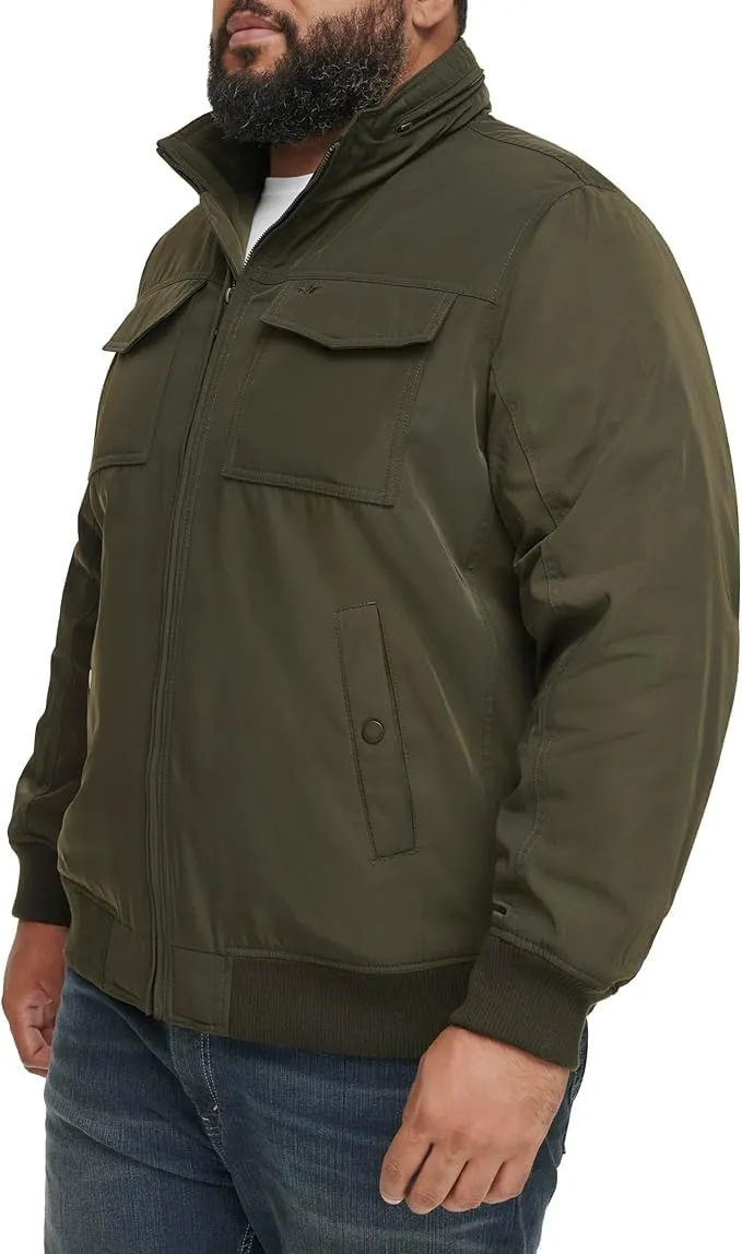 Dockers Men's Quilted Lined Flight Bomber Jacket