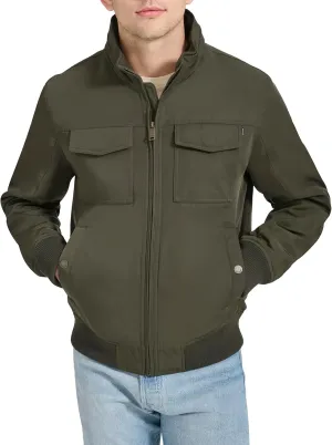 Dockers Men's Quilted Lined Flight Bomber Jacket