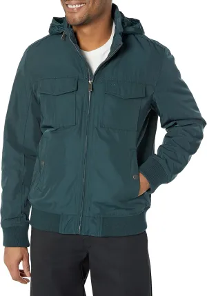 Dockers Men's Quilted Lined Flight Bomber Jacket