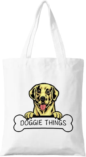 Doggie Things Canvas Tote Bag for Women, Dogs Lover Gift for Dog Mom, Birthday Christmas Cute Shepherd Gifts For Women.