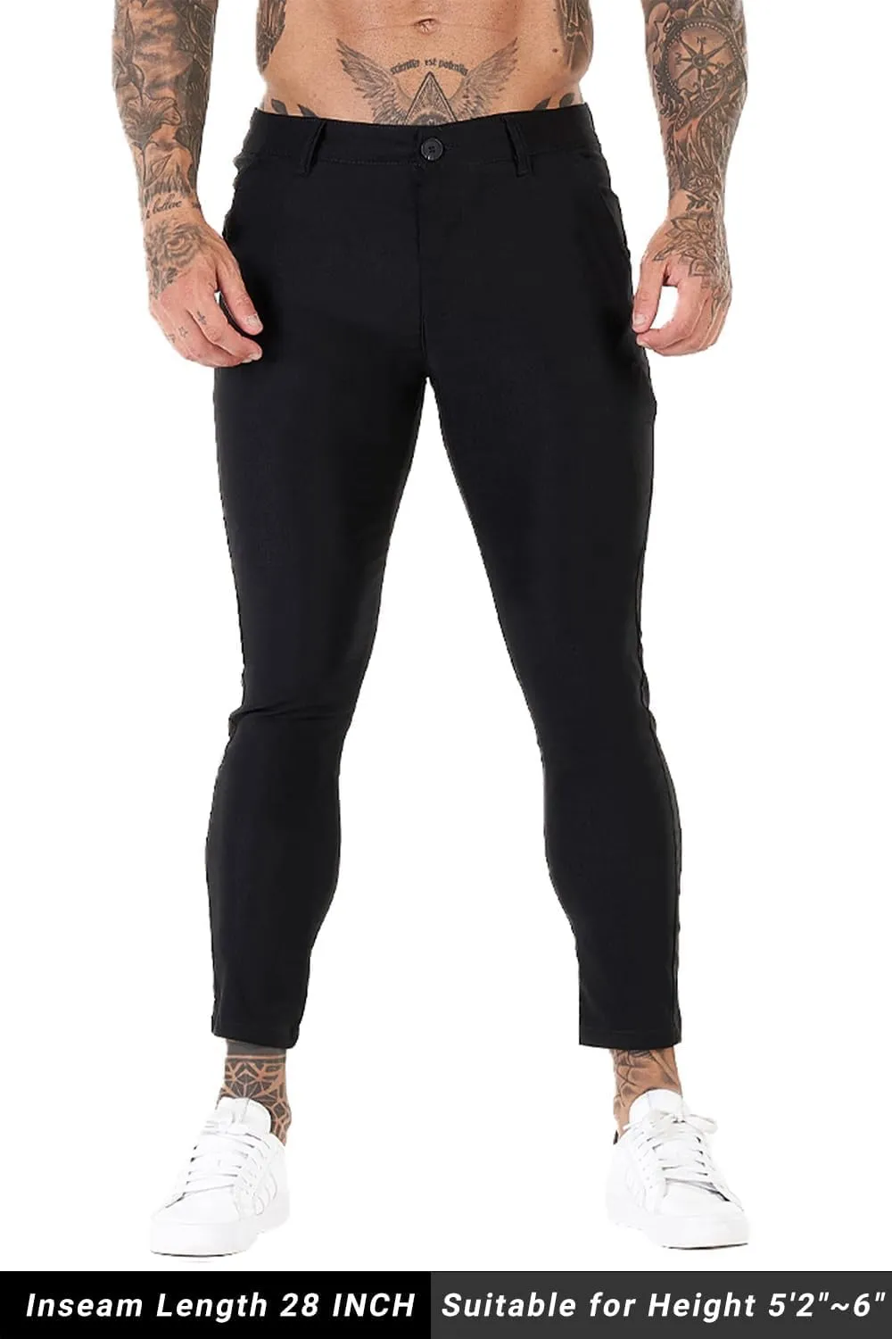 GINGTTO Mens Dress Pants Slim Fit Chino Pants for Men Formal