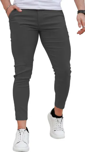 GINGTTO Mens Dress Pants Slim Fit Chino Pants for Men Formal