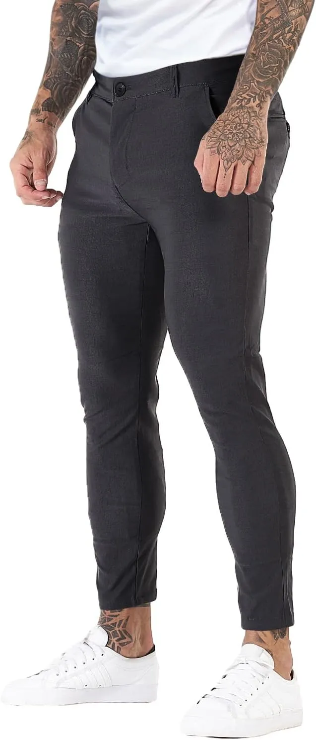 GINGTTO Mens Dress Pants Slim Fit Chino Pants for Men Formal