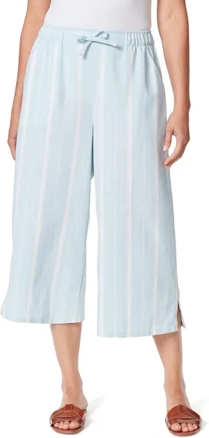 Gloria Vanderbilt Women's Elyse Side Slit Wide Leg Capri Pant Standard