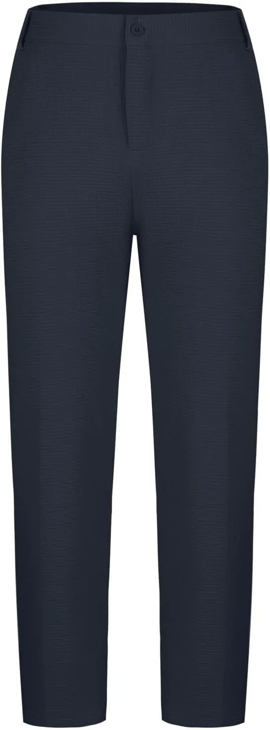 Golf Pants for Men Slim Fit Outdoor Athletic Dress Pants Flat Front Suit Trousers Men for Wedding Guest Business Work