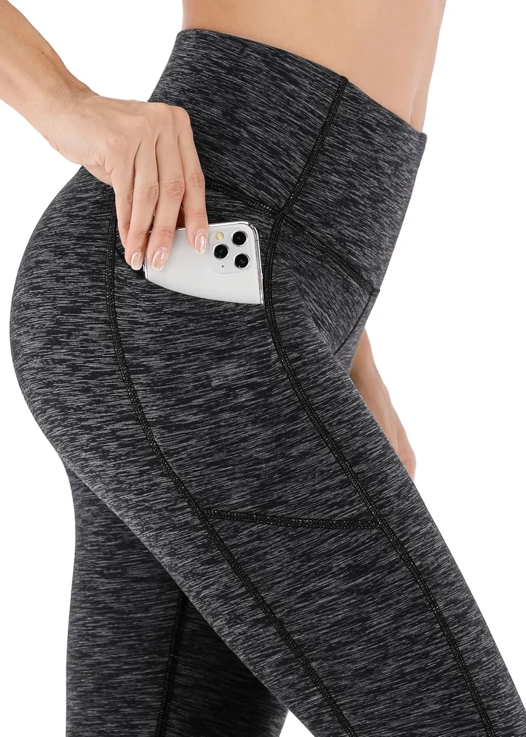 Heathyoga Fleece Lined Leggings with Pockets for Women Thermal Leggings Warm Leggings Women Winter High Waisted Yoga Pants
