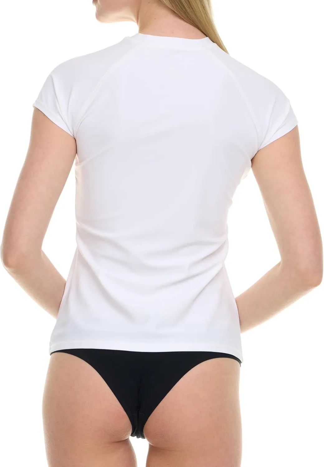 Hurley Rash Guard for Women, Short Sleeve Swim Shirts for Women Rashguard, UPF 50  SPF & UV Protection