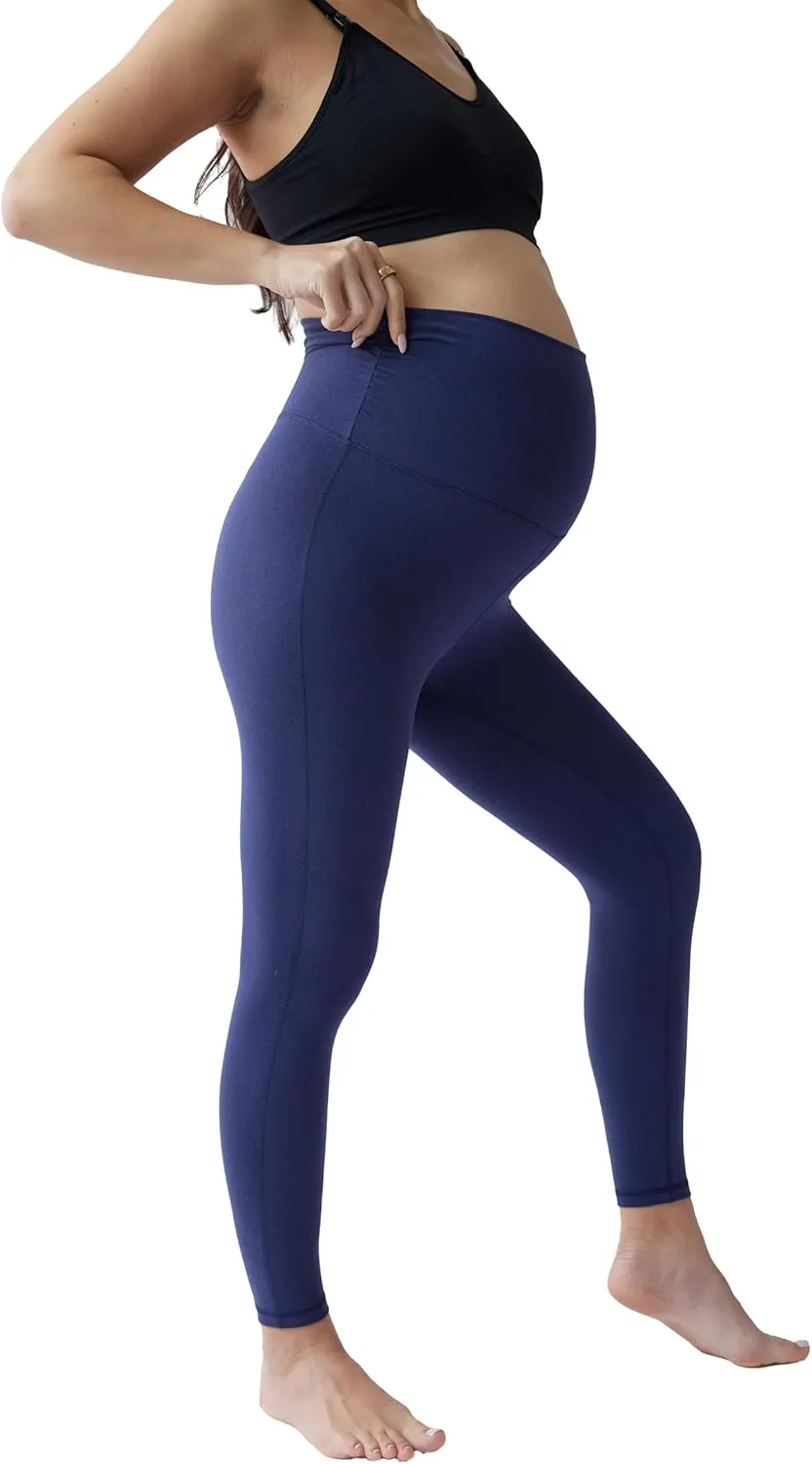 Ingrid & Isabel Basics - Active Maternity Leggings - Over The Belly Active Wear Pregnancy Leggings for Women