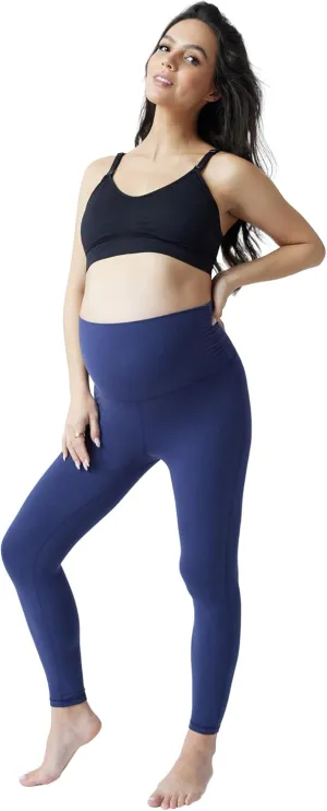 Ingrid & Isabel Basics - Active Maternity Leggings - Over The Belly Active Wear Pregnancy Leggings for Women