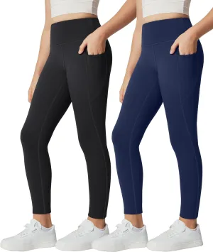 IUGA Girls Fleece Lined Leggings High Waisted Yoga Pants with Pockets Winter Leggings for Girls Athletic Warm Leggings