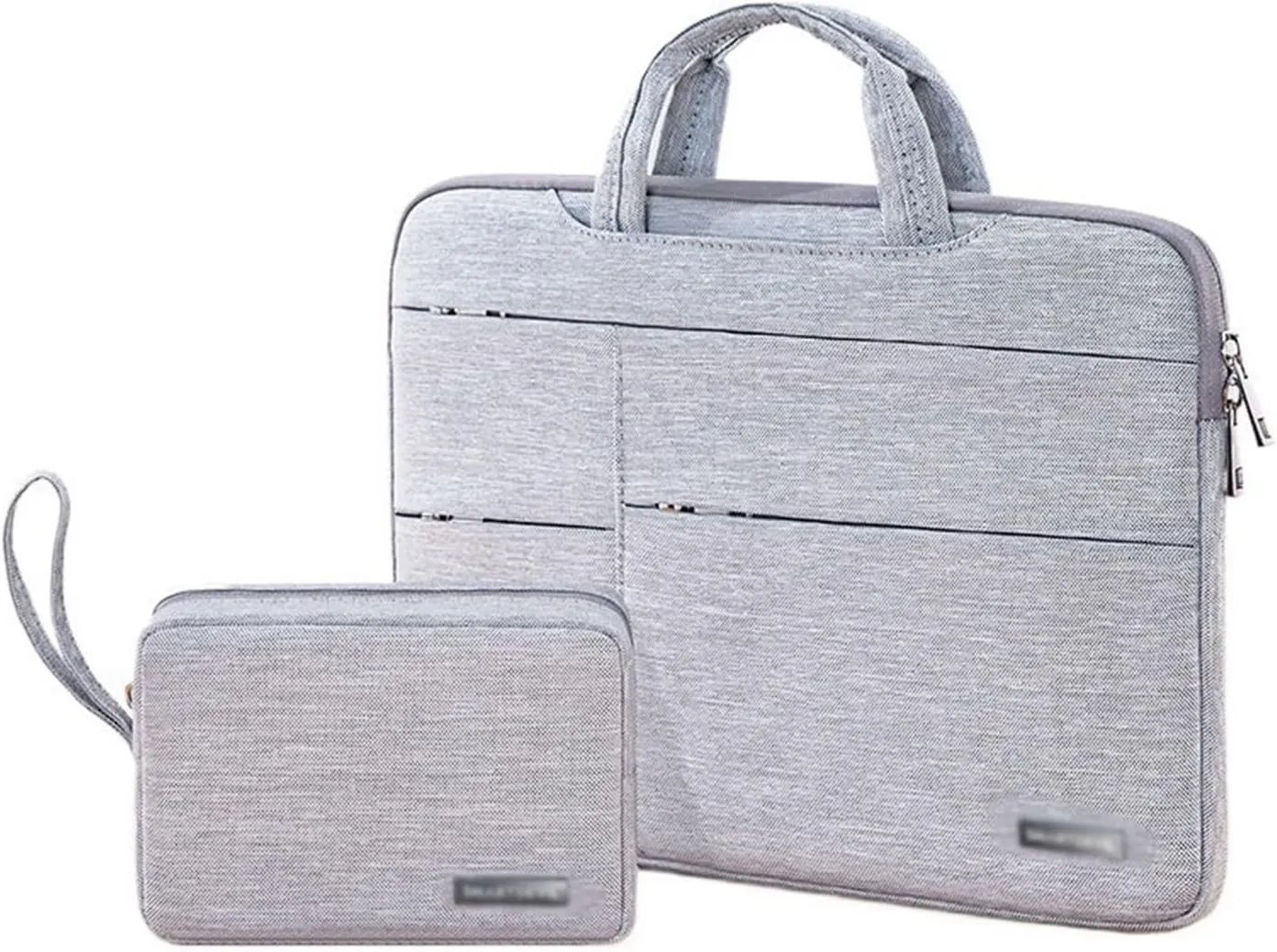 Laptop Bag Case Tablet PC Protective Sleeve 15.6-inch Laptop Bag Business Duty Briefcase Lightweight Handbag Laptop Sleeve Case (Color : Gris, Size : 15.6 inches)