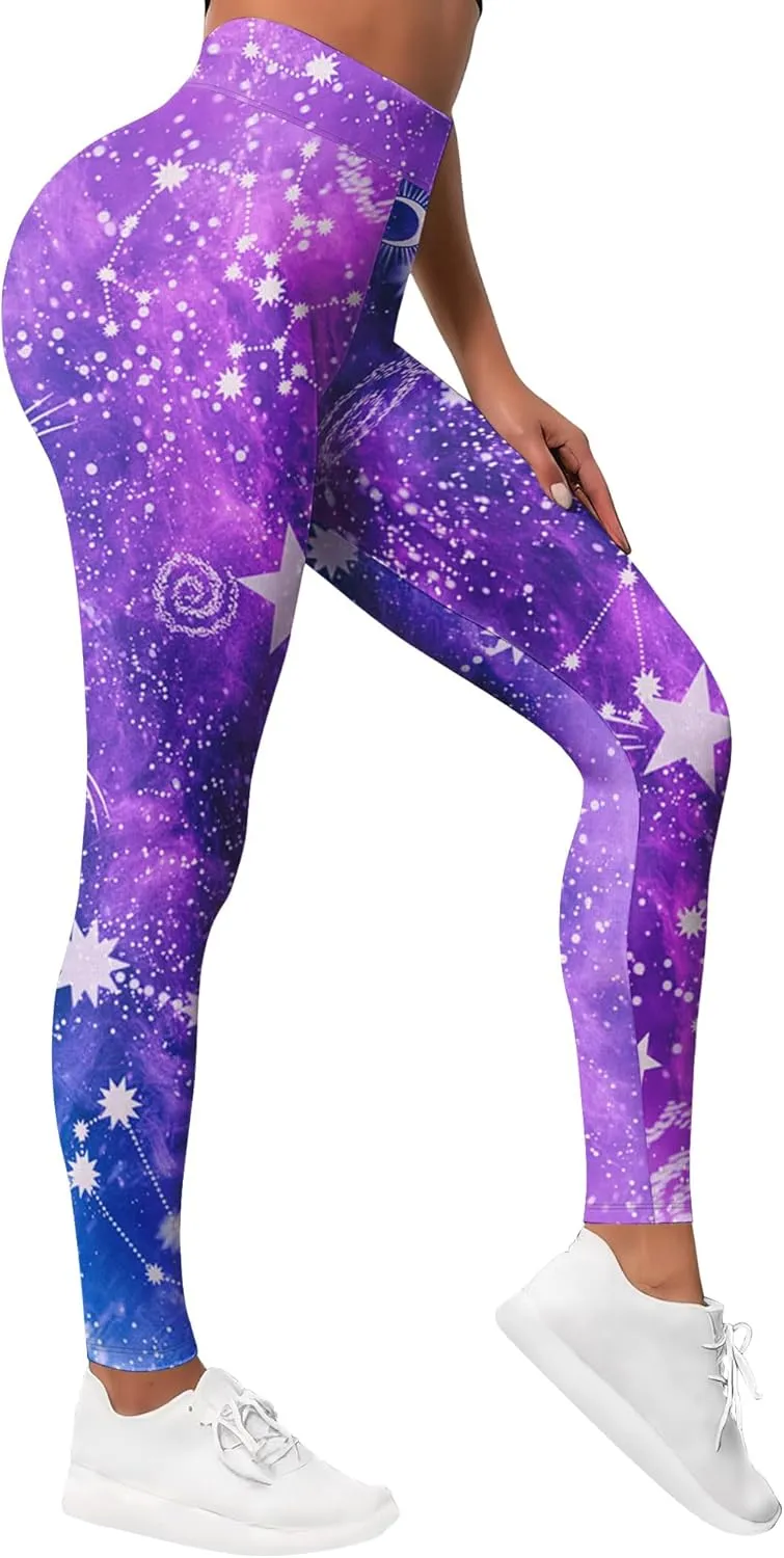Leggings for Women Printed Funny Gym Womens Yoga Pants Rainbow Crazy Leggings