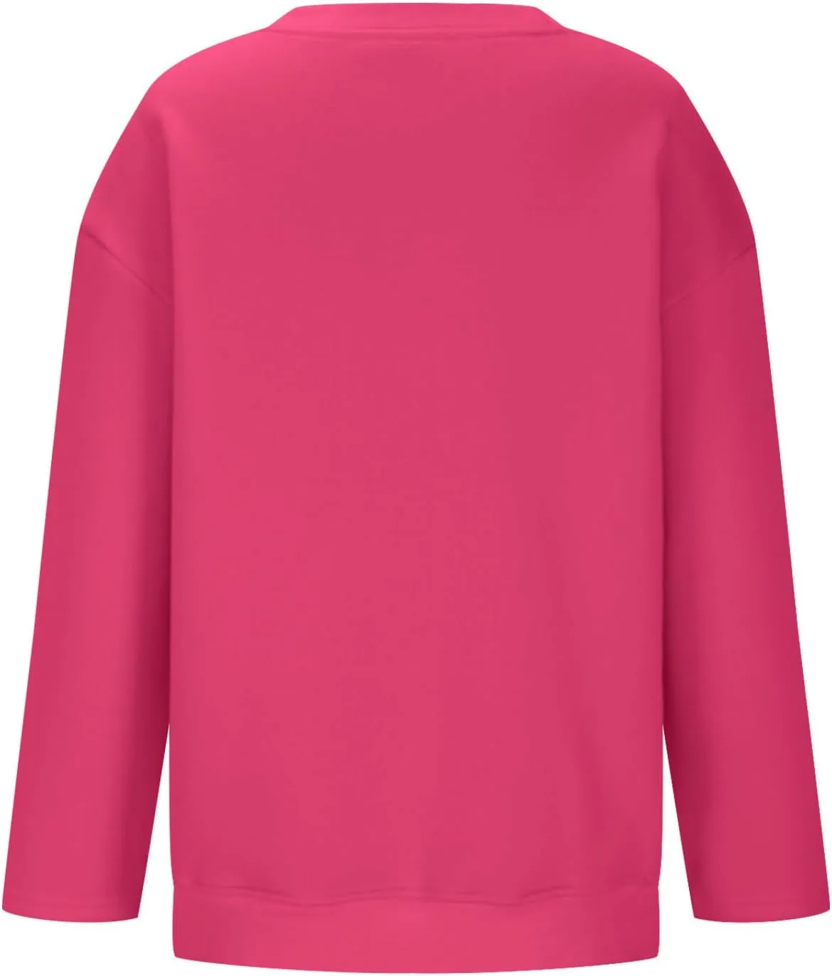 Long Sleeve Oversized Hoodies Sweatshirts For Women Winter Crew Neck Long Sleeve Pullover Tunic Teen Tops Clothes