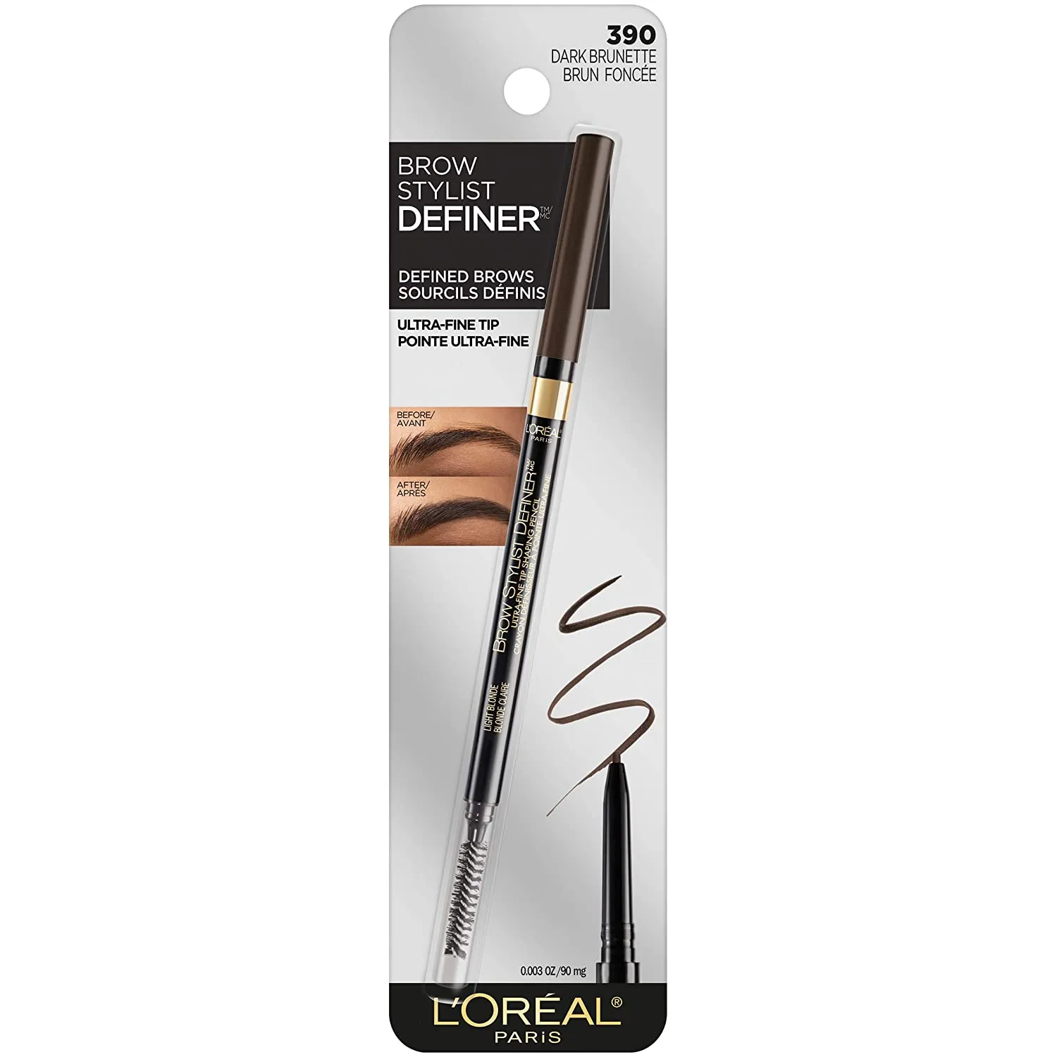 L'Oreal Paris Makeup Brow Definer Waterproof Eyebrow Pencil,