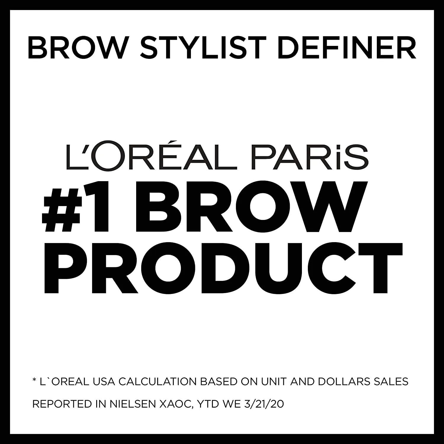L'Oreal Paris Makeup Brow Definer Waterproof Eyebrow Pencil,