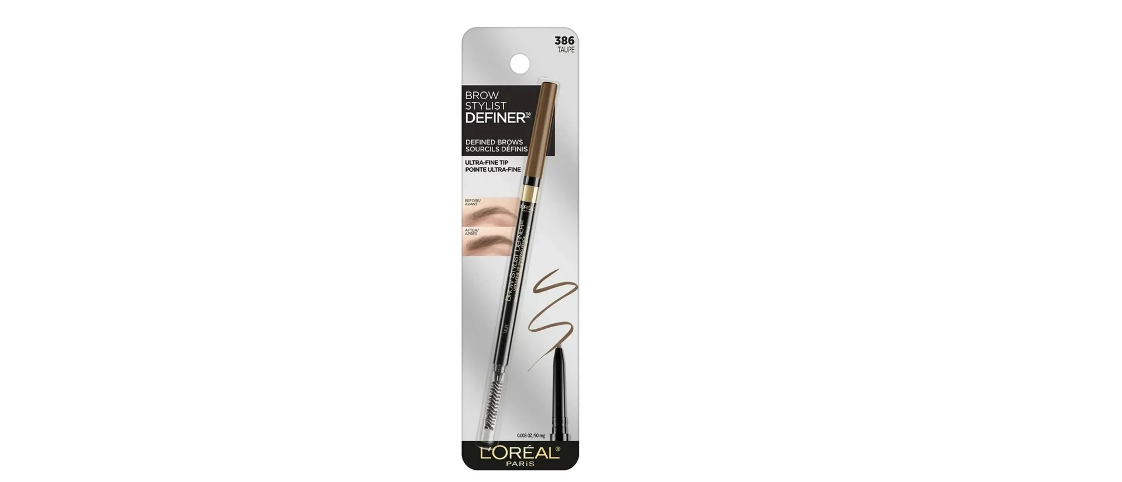 L'Oreal Paris Makeup Brow Definer Waterproof Eyebrow Pencil,