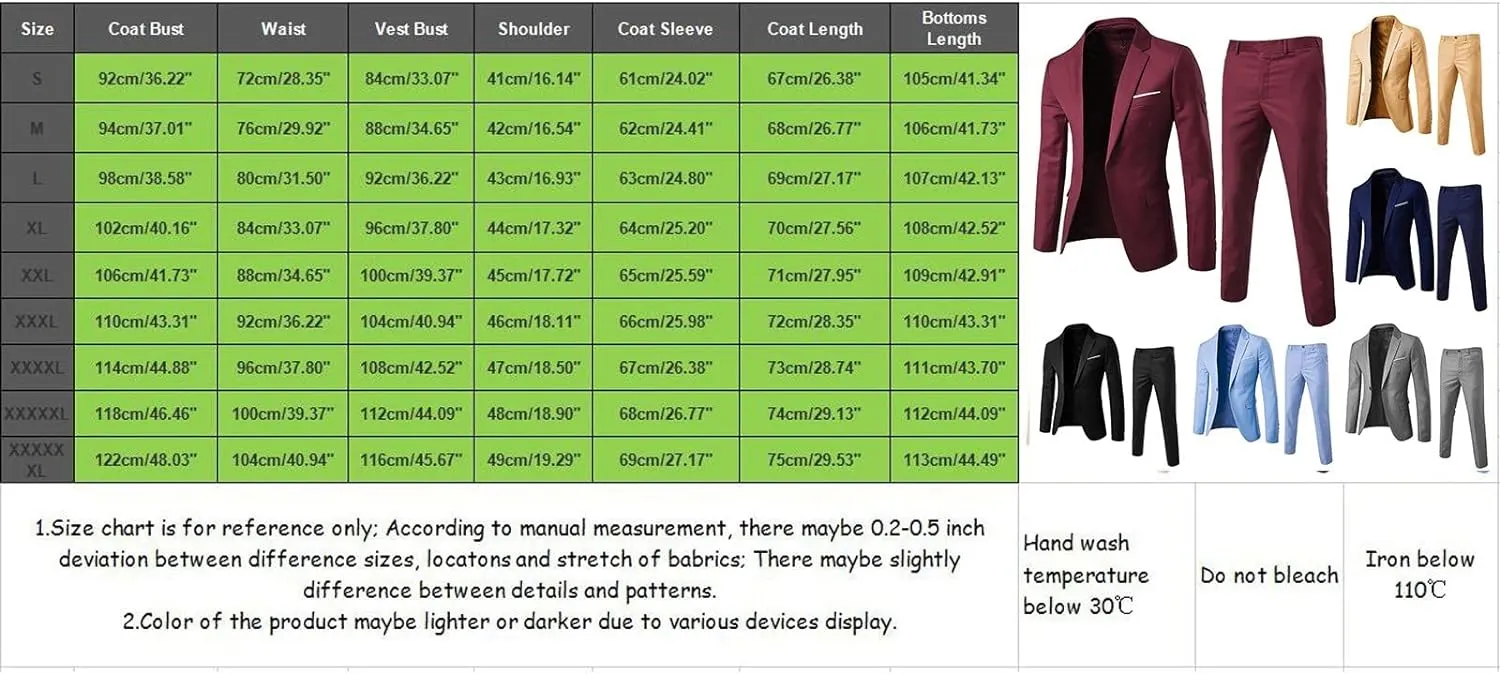 Men Suits Slim Fit 2 Piece Tuxedo Stretch Button Tops and Solid Jacket Pants for Wedding Business Prom Party Sets
