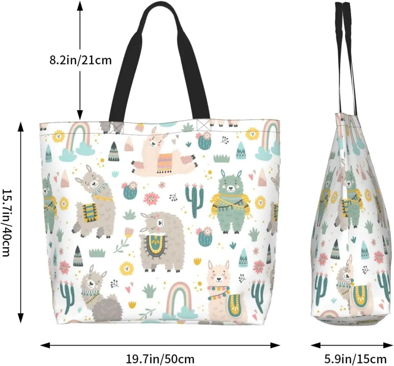Mexico Mexican Eagle Flag Women's Tote Bag Large Capacity Single Shoulder Bags Handbag for Shopping Work