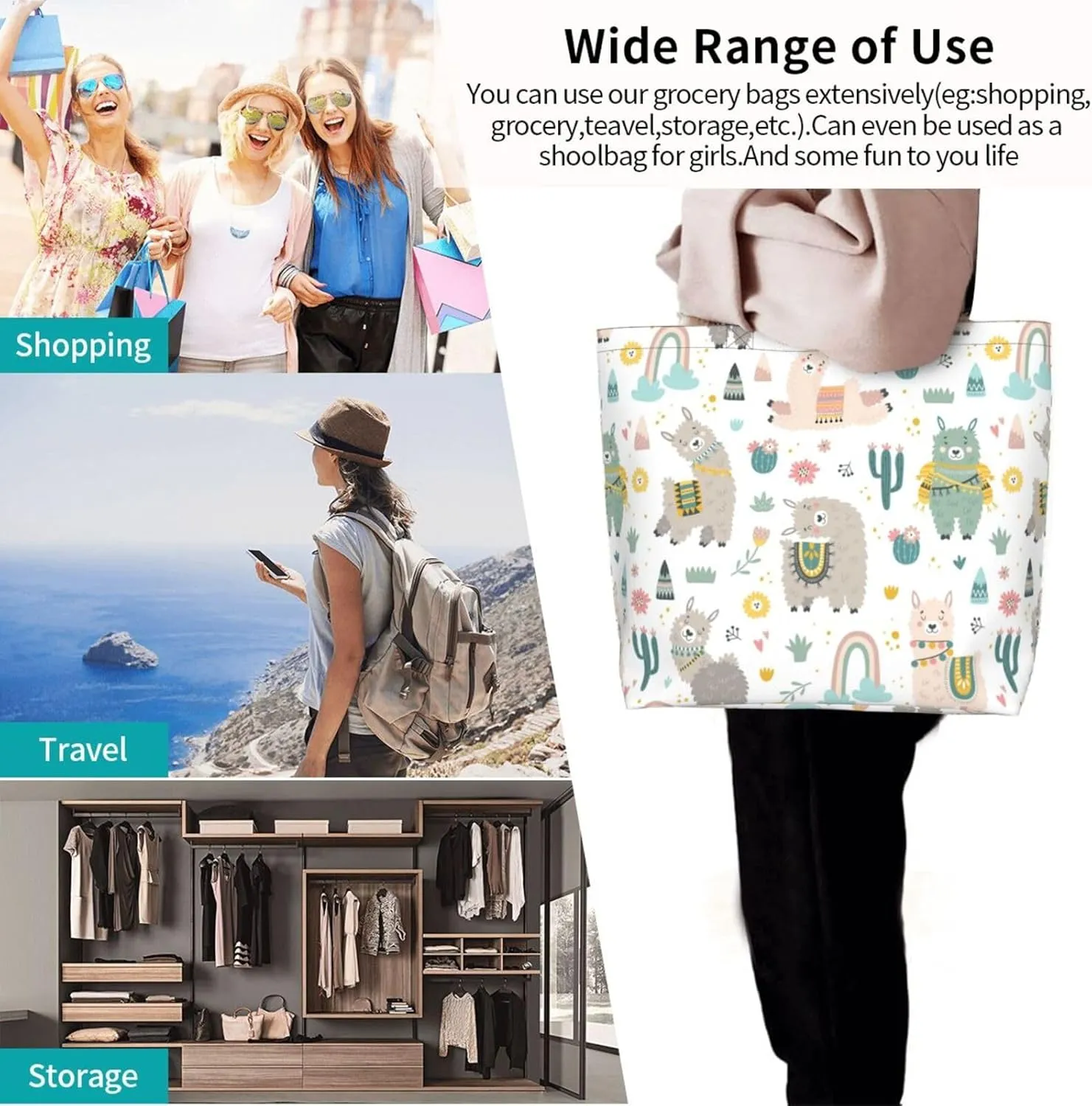 Mexico Mexican Eagle Flag Women's Tote Bag Large Capacity Single Shoulder Bags Handbag for Shopping Work