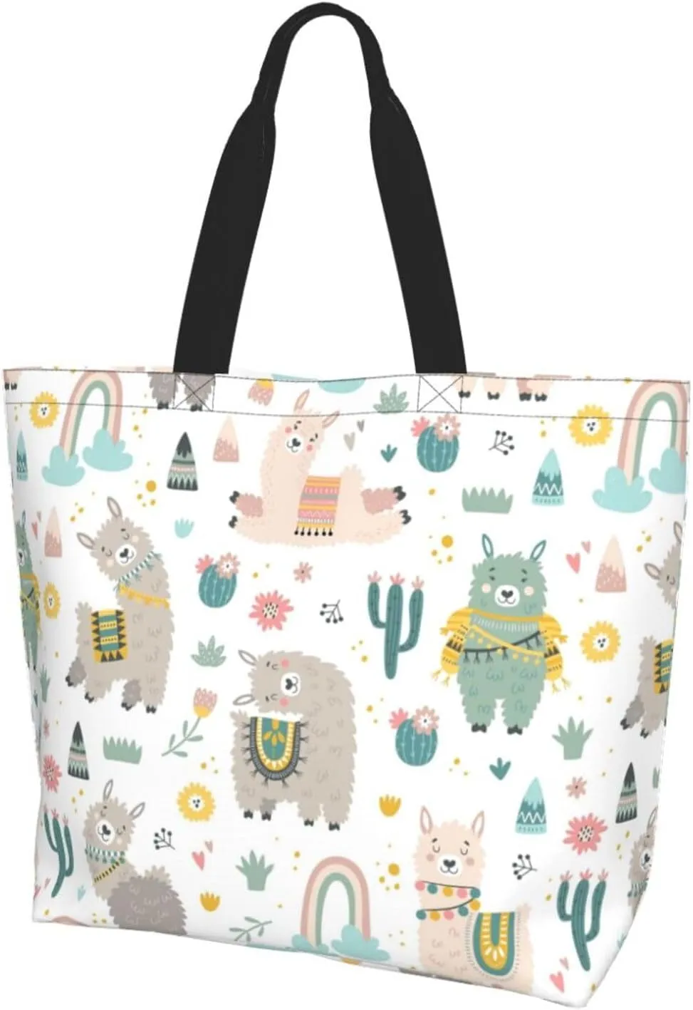 Mexico Mexican Eagle Flag Women's Tote Bag Large Capacity Single Shoulder Bags Handbag for Shopping Work