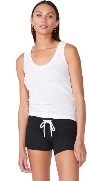 Monrow Women's Narrow Tank Top, Scoop Neck & Layer-Friendly, Casual Fit & Super Soft Material