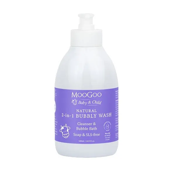 MooGoo 2-in-1 Bubbly Wash 500ml