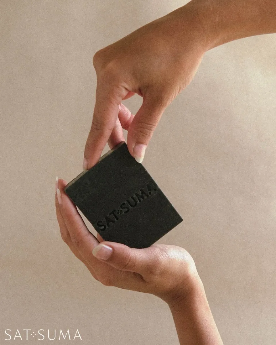 Moonglade Cold Processed Soap | Activated Bamboo Charcoal Powder