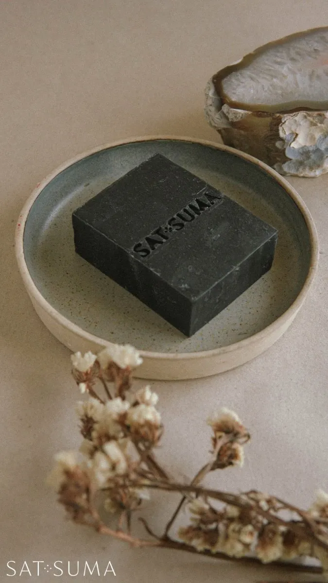 Moonglade Cold Processed Soap | Activated Bamboo Charcoal Powder