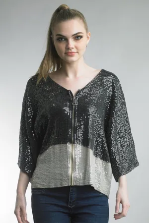 Ombre Sequin Jacket